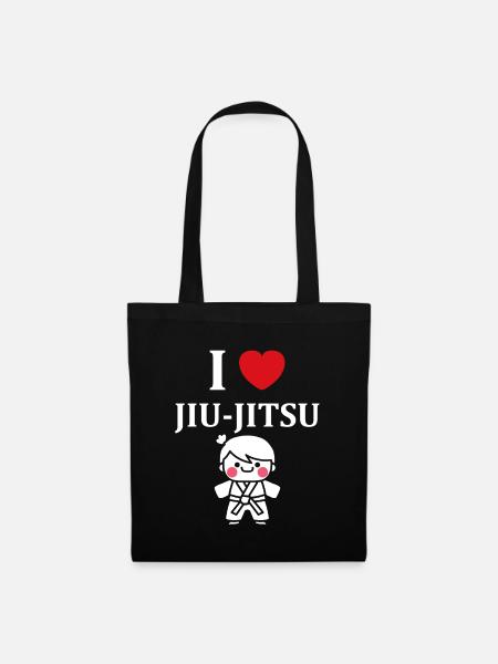 Jiu Jitsu - Stoffbeutel - Schwarz