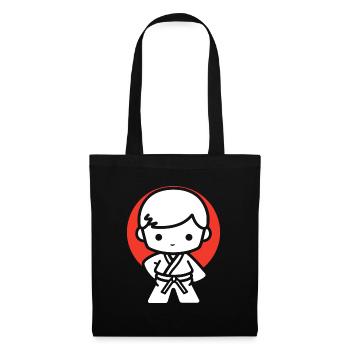 Jiu Jitsu - Stoffbeutel - Schwarz - Vorne