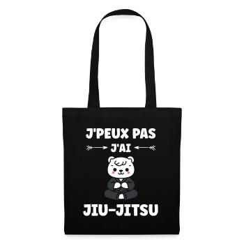Jiu Jitsu - Stoffbeutel - Schwarz - Vorne