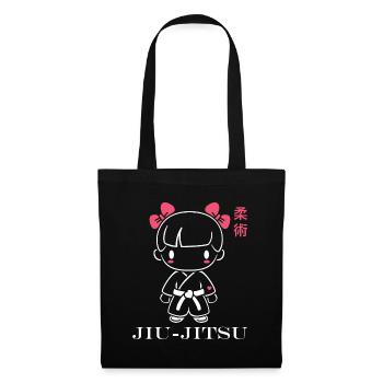 Jiu Jitsu - Stoffbeutel - Schwarz - Vorne