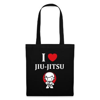 Jiu Jitsu - Stoffbeutel - Schwarz - Vorne