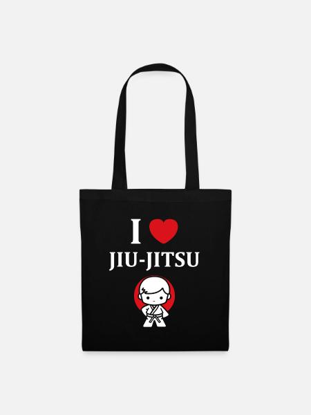 Jiu Jitsu - Stoffbeutel - Schwarz