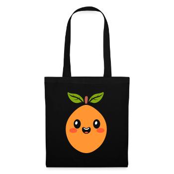 Papaya - Stoffbeutel - Schwarz - Vorne