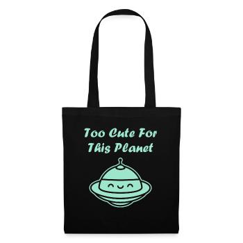 flying saucer - Tote Bag - black - Front