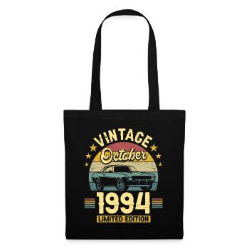 Octobre 1994 Voiture 30ème Anniversaire - Sac en tissu - noir - Devant