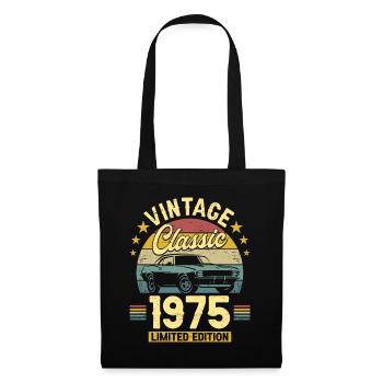 Car Year Vintage 1975 50 Years Anniversary - Tote Bag - black - Front