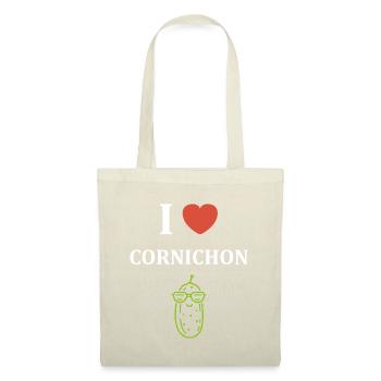 cornichon - Sac en tissu - nature - Devant