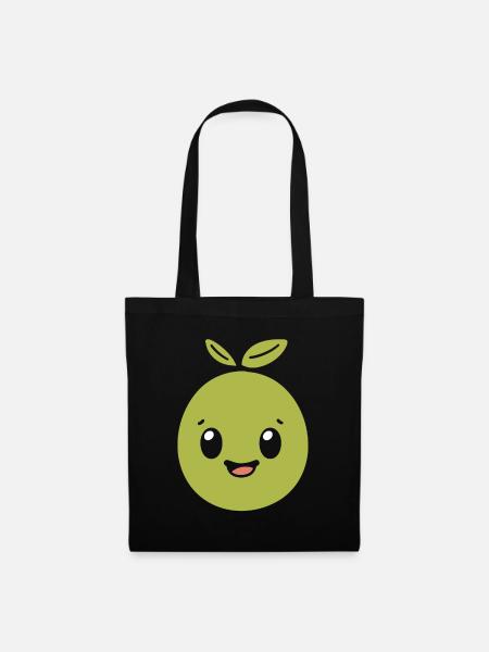 Olive - Stoffbeutel - Schwarz
