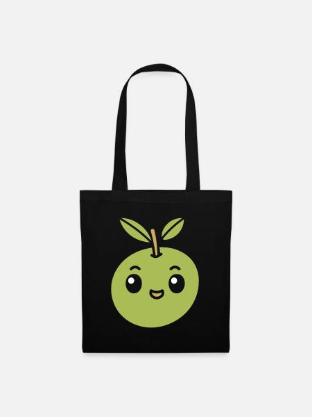 Olive - Stoffbeutel - Schwarz