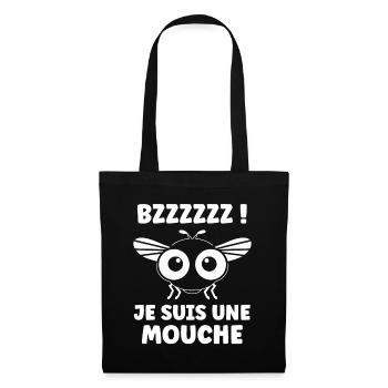 Insect Quote Fly Humor - Tote Bag - black - Front