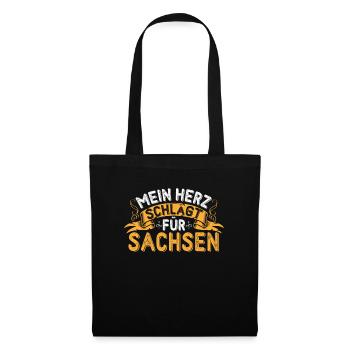 Saxony Gift with Saxony Saying - Tote Bag - black - Front