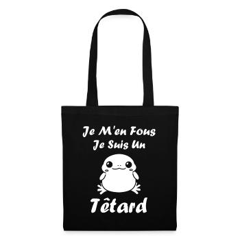 Têtard - Sac en tissu - noir - Devant