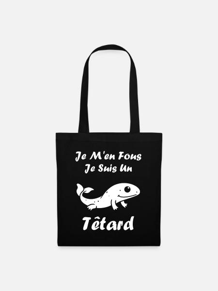 Têtard - Sac en tissu - noir