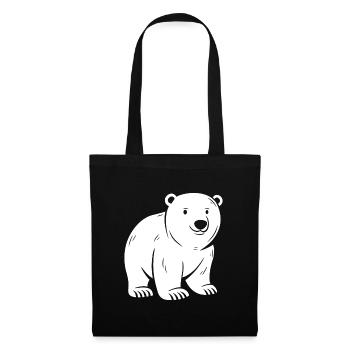 polar bear - Tote Bag - black - Front