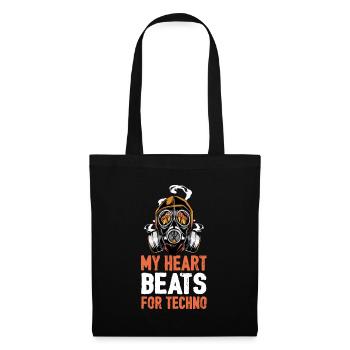 TECHNO OUTFIT WOMEN - TECHNO OUTFIT MEN - RAVER - Tote Bag - black - Front