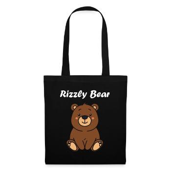 Grizzly bear cub - Tote Bag - black - Front