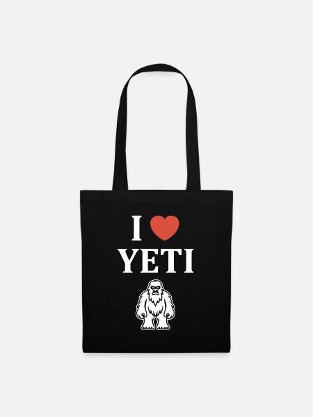 Yeti - Stoffbeutel - Schwarz