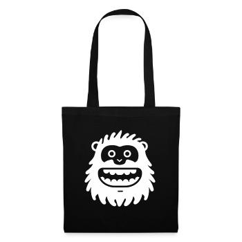 Yeti - Sac en tissu - noir - Devant