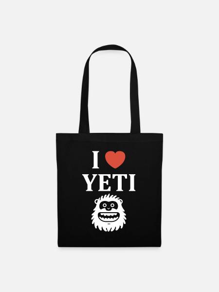 Yeti - Stoffbeutel - Schwarz