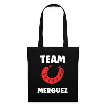 Merguez - Sac en tissu - noir - Devant