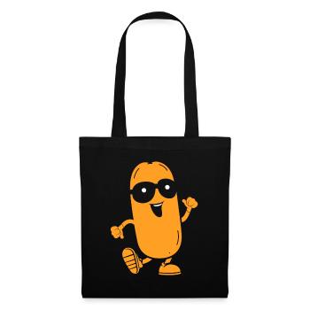 peanut - Tote Bag - black - Front