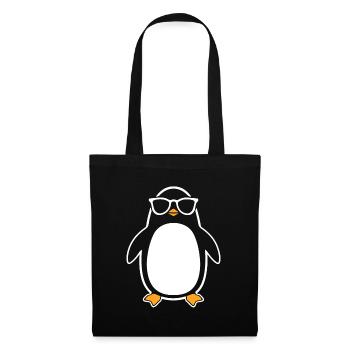 Pingouin - Sac en tissu - noir - Devant