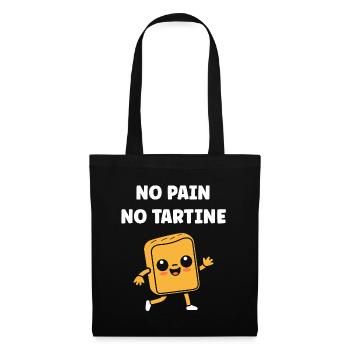 Tartine - Sac en tissu - noir - Devant