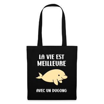 Dugong - Tote Bag - black - Front
