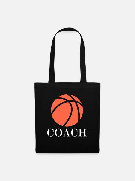 Coach de Basketball - Stoffbeutel - Schwarz