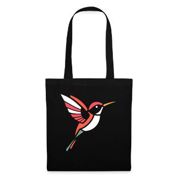 Colibri - Sac en tissu - noir - Devant