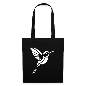 Kolibri - Stoffbeutel - Schwarz - Vorne