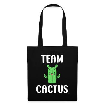 Cactus - Sac en tissu - noir - Devant