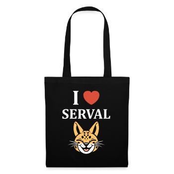 serval - Tote Bag - black - Front