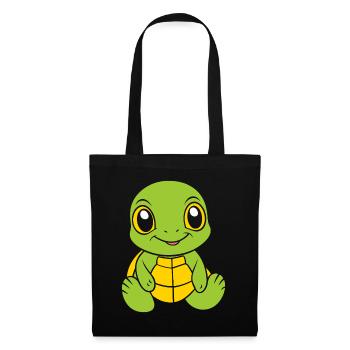 tortoise - Tote Bag - black - Front