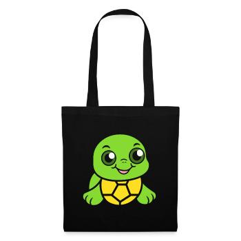 tortoise - Tote Bag - black - Front