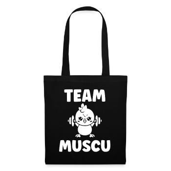 Humour musculation - Sac en tissu - noir - Devant