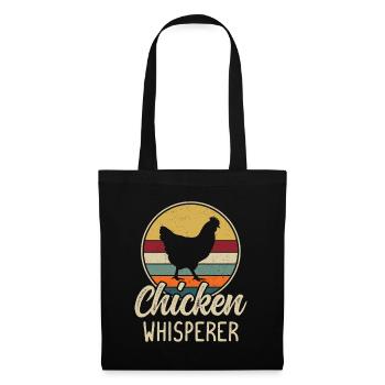 Chicken Whisperer Farmer Farm Chicken Lover - Tote Bag - black - Front
