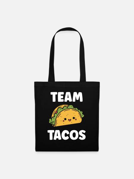 Tacos - Stoffbeutel - Schwarz