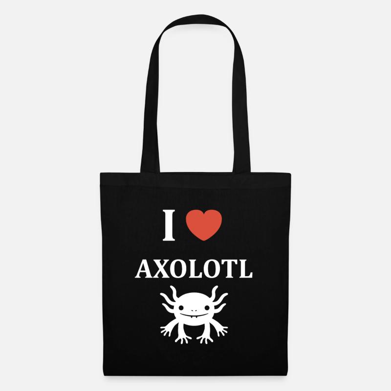 axolotl - Sac en tissu - noir