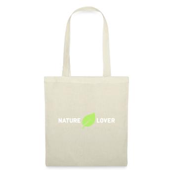 Nature Lover | Wald Waldbaden Natur Naturliebe - Stoffbeutel - Natur - Vorne