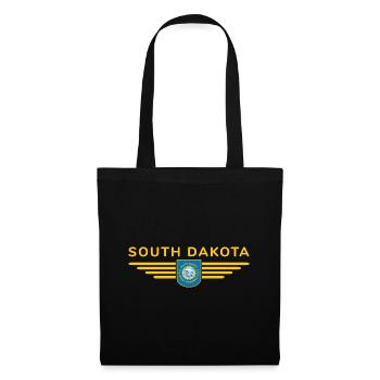 South Dakota Fan T-Shirt – For real fans! - Tote Bag - black - Front