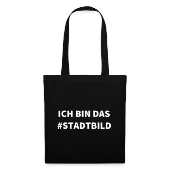 Je suis le paysage urbain - Sac en tissu - noir - Devant