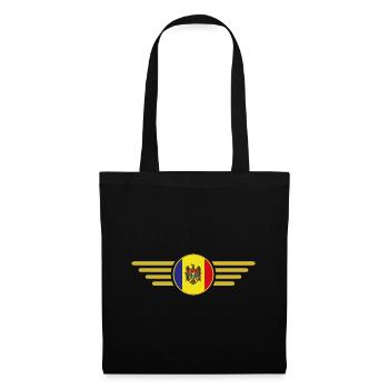 I Love Moldova, Elegance Style Design T-Shirt - Tote Bag - black - Front