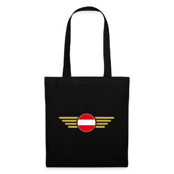 J’aime l’Autriche, T-shirt design de style élégance - Sac en tissu - noir - Devant