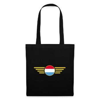 J'aime le Luxembourg, t-shirt design de style élégance - Sac en tissu - noir - Devant