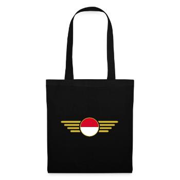 I Love Indonesia, Style Design T-Shirt - Tote Bag - black - Front