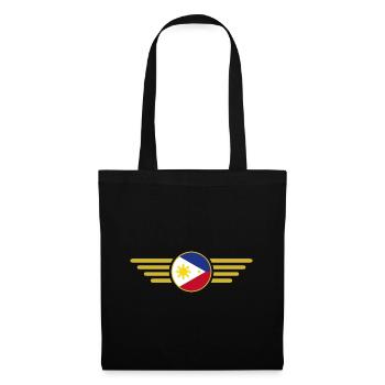 J’aime les Philippines, T-shirt design de style élégance - Sac en tissu - noir - Devant