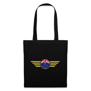 J’aime la Nouvelle-Zélande, T-shirt design de style élégance - Sac en tissu - noir - Devant