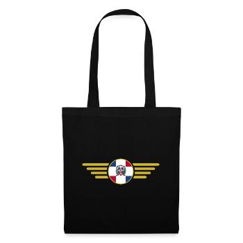 J’aime la République dominicaine Design T-Shirt - Sac en tissu - noir - Devant