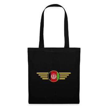 J’aime l’Afghanistan, T-shirt design de style élégance - Sac en tissu - noir - Devant